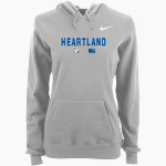 HEARTLAND CHRISTIAN ACADEMY EAGLES <span class="pdp-name-mascot">HEARTLAND EAGLES</span> Nike Women's Club Pullover Fleece Hoodie Front Thumbnail
