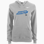 Winnebago Lutheran Vikings Online Store Nike Women's Club Pullover Fleece Hoodie Front Thumbnail