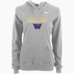 Westridge Cougars Nike Women's Club Pullover Fleece Hoodie Front Thumbnail
