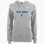 BOONEVILLE HIGH SCHOOL BLUE DEVILS Nike Women's Club Pullover Fleece Hoodie Front Thumbnail