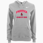 FRONTIER HIGH SCHOOL MUSTANGS Nike Women's Club Pullover Fleece Hoodie Front Thumbnail