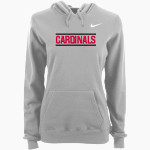 FORRESTON HIGH SCHOOL CARDINALS <span class="pdp-name-mascot">FORRESTON CARDINALS</span> Nike Women's Club Pullover Fleece Hoodie Front Thumbnail