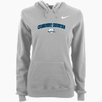 Crosspoint Christian Warriors Nike Women's Club Pullover Fleece Hoodie Front Thumbnail