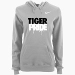 Blue Valley Cheer Booster Tigers <span class="pdp-name-mascot">Blue Valley Cheer Booster Tigers</span> Nike Women's Club Pullover Fleece Hoodie Front Thumbnail