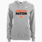 ESCONDIDO HIGH SCHOOL COUGARS <span class="pdp-name-mascot">ESCONDIDO COUGARS</span> Nike Women's Club Pullover Fleece Hoodie Front Thumbnail