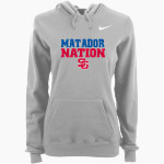 SAN GABRIEL HIGH SCHOOL MATADORS <span class="pdp-name-mascot">SAN GABRIEL MATADORS</span> Nike Women's Club Pullover Fleece Hoodie Front Thumbnail