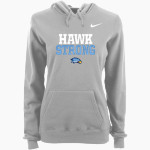 Roger Williams University Hawks Nike Women's Club Pullover Fleece Hoodie Front Thumbnail