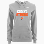 Crater Comets Nike Women's Club Pullover Fleece Hoodie Front Thumbnail