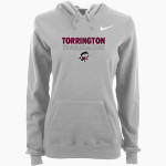 TORRINGTON HIGH SCHOOL TRAILBLAZERS Nike Women's Club Pullover Fleece Hoodie Front Thumbnail