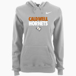 CALDWELL HIGH SCHOOL HORNETS <span class="pdp-name-mascot">CALDWELL HORNETS</span> Nike Women's Club Pullover Fleece Hoodie Front Thumbnail