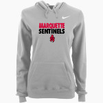 Marquette Sentinels Nike Women's Club Pullover Fleece Hoodie Front Thumbnail