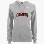 Crater Comets Nike Women's Club Pullover Fleece Hoodie Front Thumbnail