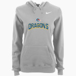 ADRIAN HIGH SCHOOL DRAGONS Nike Women's Club Pullover Fleece Hoodie Front Thumbnail