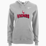 La Jolla Vikings Nike Women's Club Pullover Fleece Hoodie Front Thumbnail