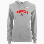 QUANTICO HIGH SCHOOL WARRIORS <span class="pdp-name-mascot">QUANTICO WARRIORS</span> Nike Women's Club Pullover Fleece Hoodie Front Thumbnail