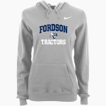 FORDSON HIGH SCHOOL TRACTORS ONLINE STORE <span class="pdp-name-mascot">FORDSON TRACTORS</span> Nike Women's Club Pullover Fleece Hoodie Front Thumbnail
