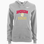 Andrean 59ers <span class="pdp-name-mascot">Andrean 59ers</span> Nike Women's Club Pullover Fleece Hoodie Front Thumbnail