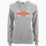 ONAGA HIGH SCHOOL BUFFALOES <span class="pdp-name-mascot">ONAGA BUFFALOES</span> Nike Women's Club Pullover Fleece Hoodie Front Thumbnail