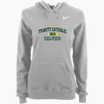 Trinity Catholic Celtics <span class="pdp-name-mascot">Trinity Catholic Celtics</span> Nike Women's Club Pullover Fleece Hoodie Front Thumbnail