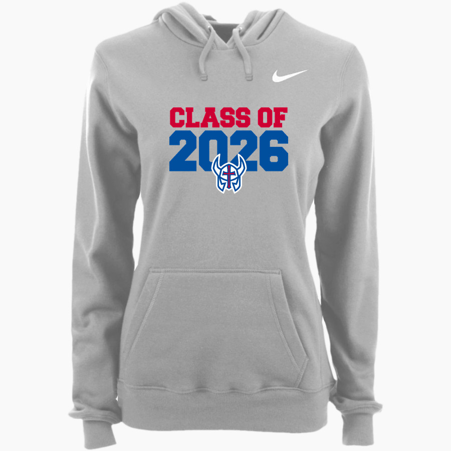 Wisconsin Lutheran Vikings <span class="pdp-name-mascot">Wisconsin Lutheran Vikings</span> Nike Women's Club Pullover Fleece Hoodie