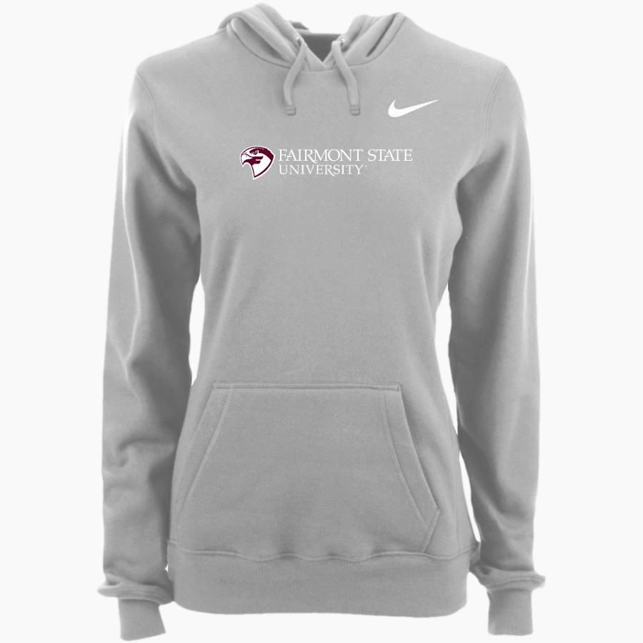 Fairmont State University Falcons Online Store <span class="pdp-name-mascot">Fairmont Falcons</span> Nike Women's Club Pullover Fleece Hoodie