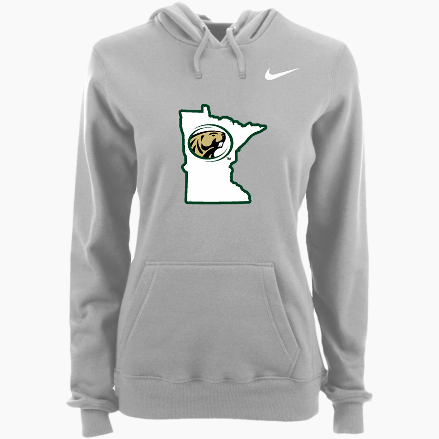 Bemidji State Athletics <span class="pdp-name-mascot">Bemidji State Beavers</span> Nike Women's Club Pullover Fleece Hoodie