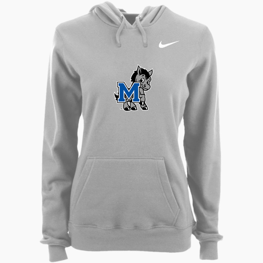 MacArthur Elementary Mustangs Nike Women's Club Pullover Fleece Hoodie