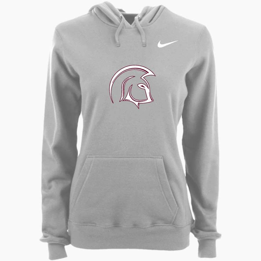 North Crawford Trojans Nike Women's Club Pullover Fleece Hoodie