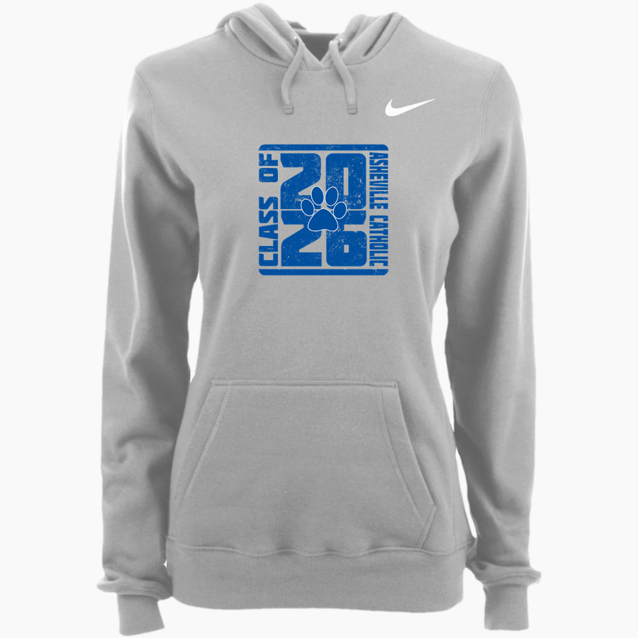 Asheville Catholic School Asheville Catholic <span class="pdp-name-mascot">Asheville Catholic School</span> Nike Women's Club Pullover Fleece Hoodie