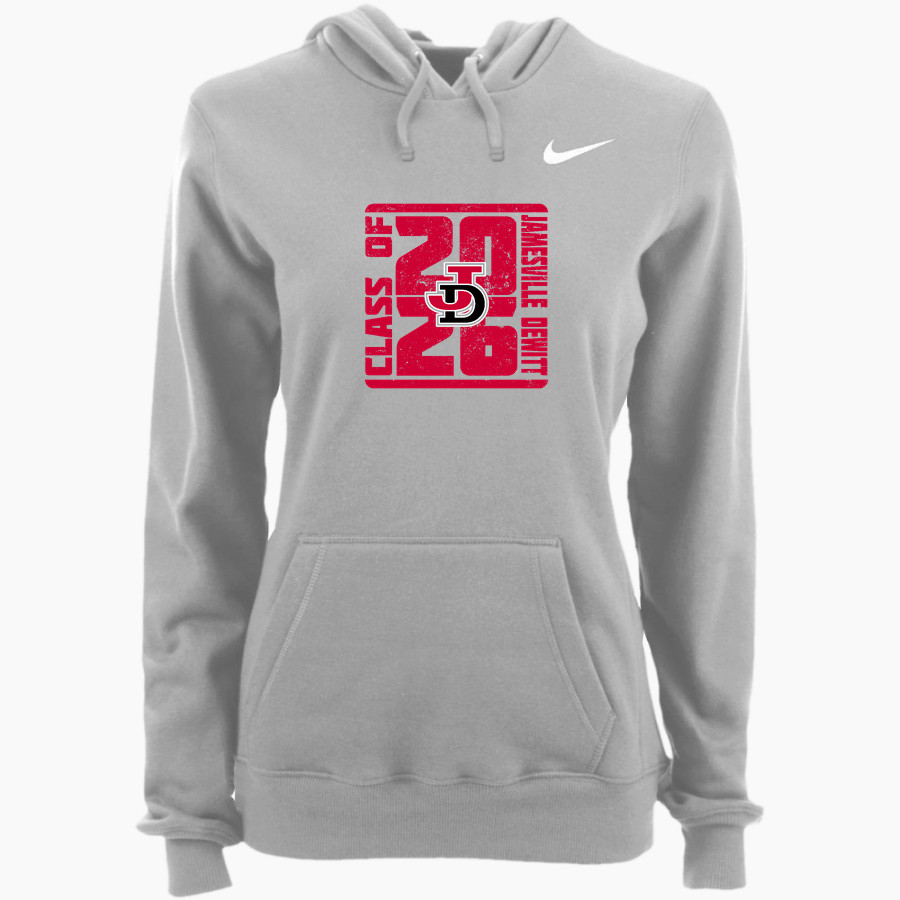 Jamesville DeWitt Red Rams <span class="pdp-name-mascot">Jamesville DeWitt Red Rams or JD Red Rams</span> Nike Women's Club Pullover Fleece Hoodie