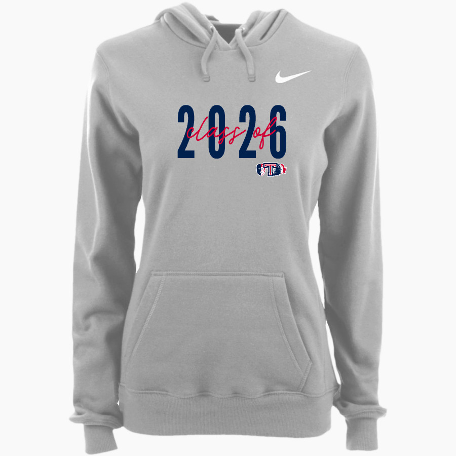 Tesoro Titans Nike Women's Club Pullover Fleece Hoodie