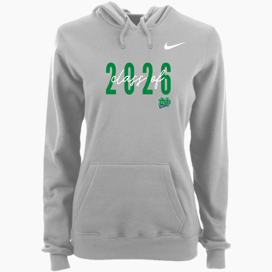 Notre Dame College Prep The Official Online Store <span class="pdp-name-mascot">Notre Dame Dons</span> Nike Women's Club Pullover Fleece Hoodie