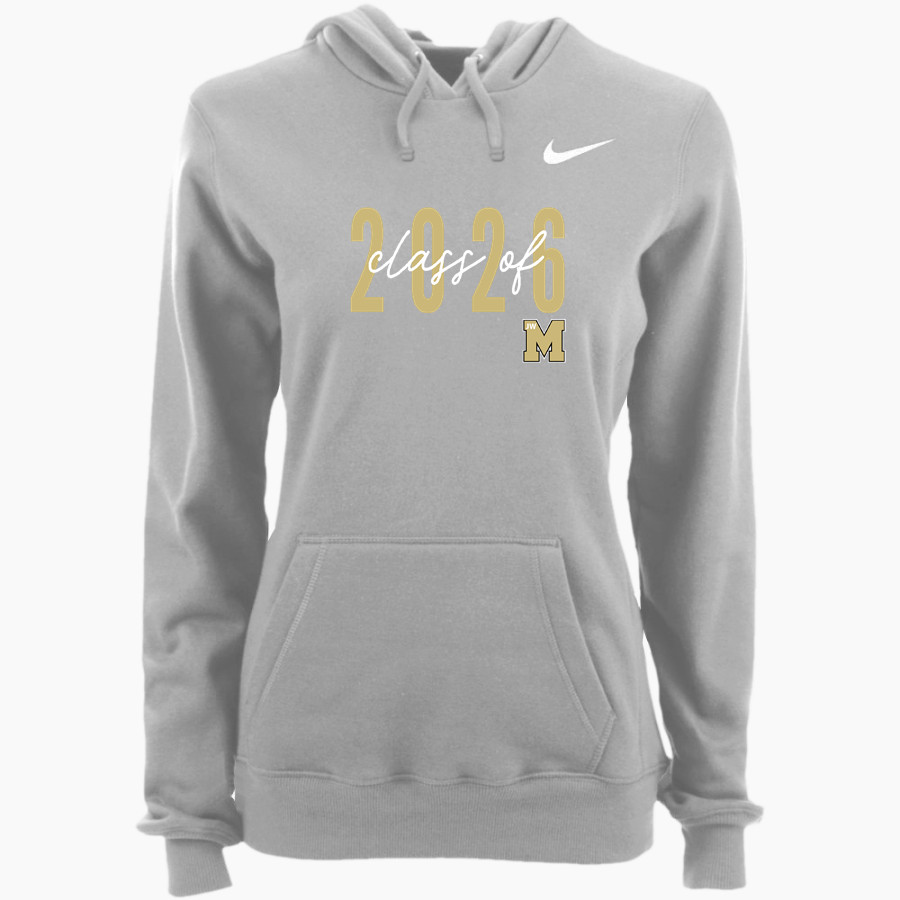J W MITCHELL HIGH SCHOOL MUSTANGS Nike Women's Club Pullover Fleece Hoodie
