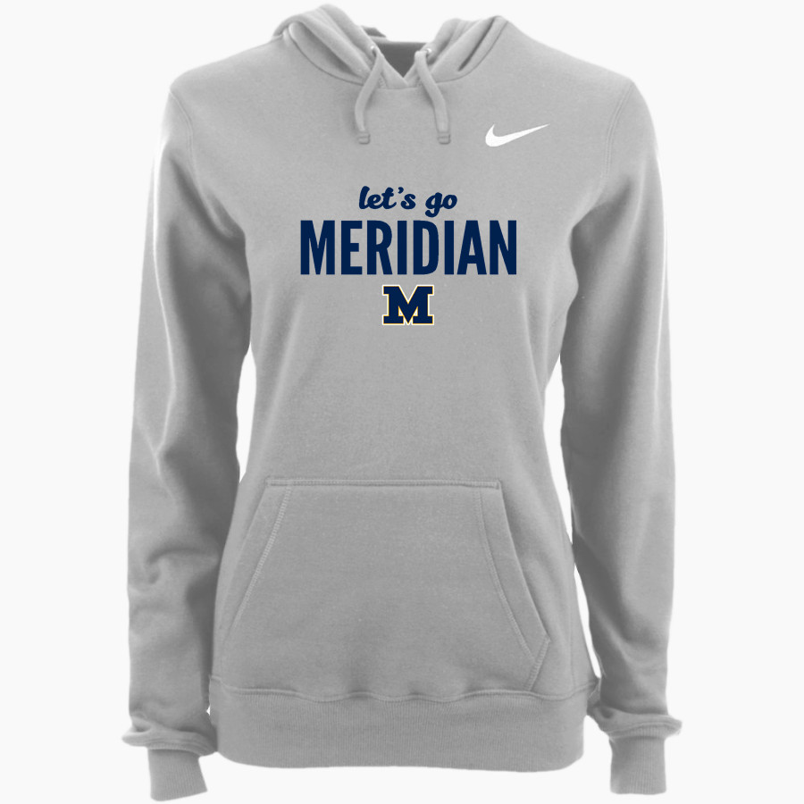 Meridian Warriors Nike Women's Club Pullover Fleece Hoodie