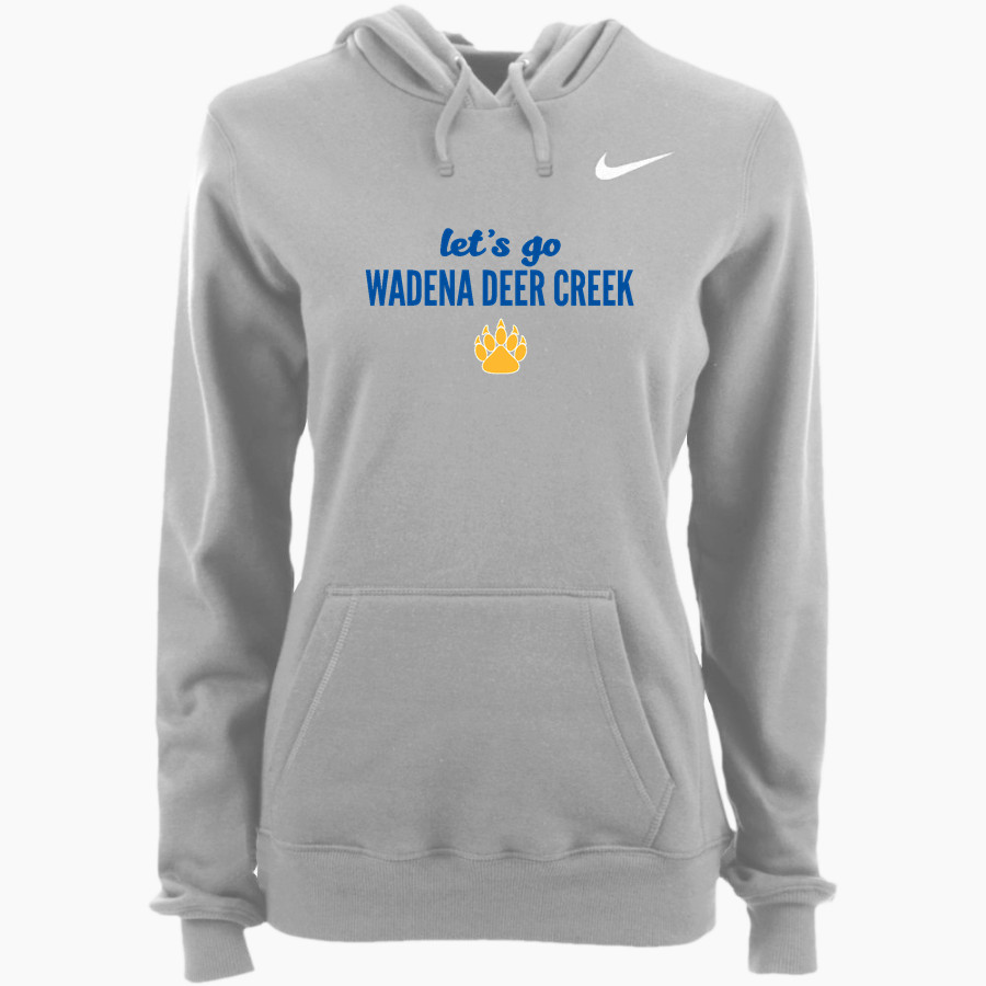 WADENA DEER CREEK HIGH SCHOOL WOLVERINES <span class="pdp-name-mascot">WADENA DEER CREEK WOLVERINES</span> Nike Women's Club Pullover Fleece Hoodie