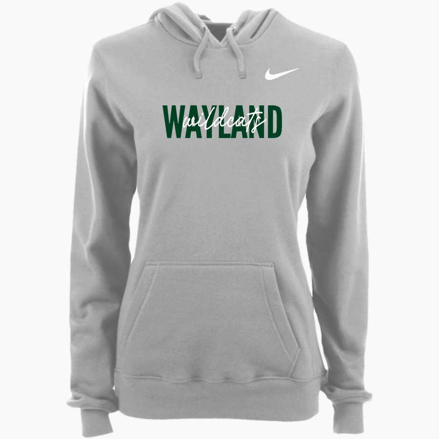 WAYLAND UNION HIGH SCHOOL WILDCATS <span class="pdp-name-mascot">WAYLAND WILDCATS</span> Nike Women's Club Pullover Fleece Hoodie