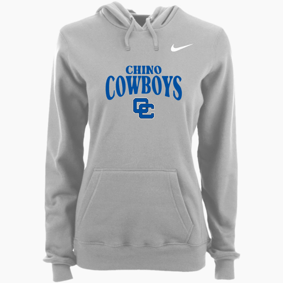 CHINO HIGH SCHOOL COWBOYS <span class="pdp-name-mascot">CHINO COWBOYS</span> Nike Women's Club Pullover Fleece Hoodie