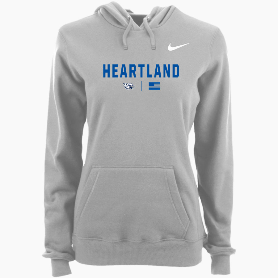 HEARTLAND CHRISTIAN ACADEMY EAGLES <span class="pdp-name-mascot">HEARTLAND EAGLES</span> Nike Women's Club Pullover Fleece Hoodie