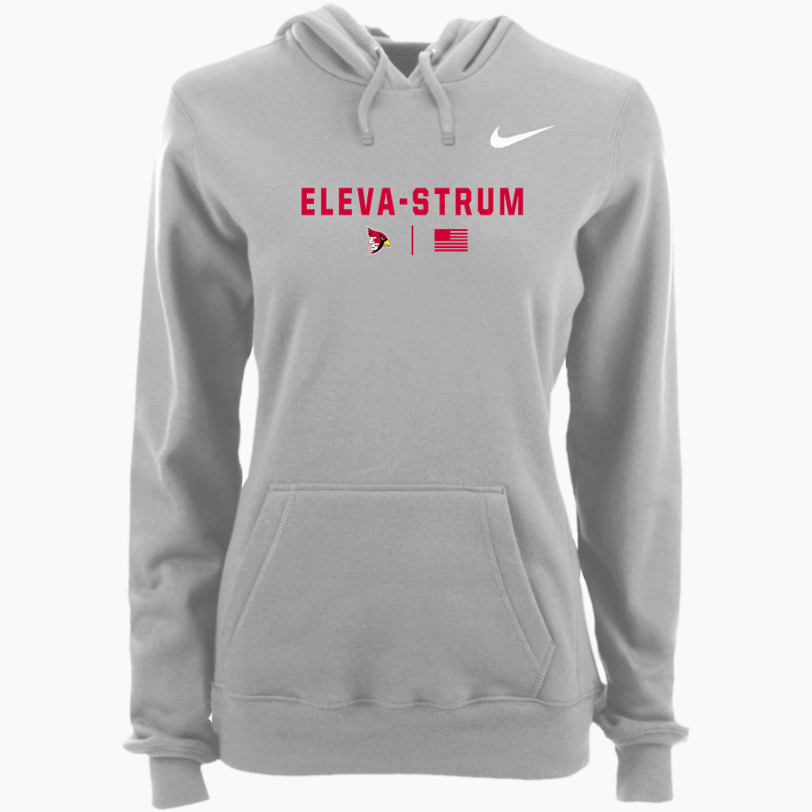Eleva-Strum Cardinals <span class="pdp-name-mascot">Eleva-Strum Cardinals</span> Nike Women's Club Pullover Fleece Hoodie