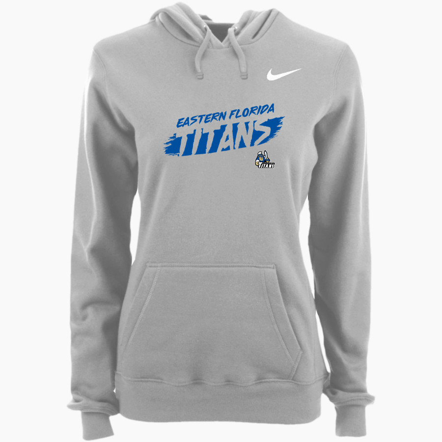Eastern Florida State College <span class="pdp-name-mascot">Eastern Florida Titans</span> Nike Women's Club Pullover Fleece Hoodie