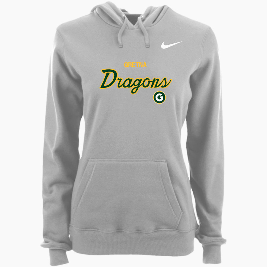 GRETNA HIGH SCHOOL DRAGONS <span class="pdp-name-mascot">GRETNA DRAGONS</span> Nike Women's Club Pullover Fleece Hoodie
