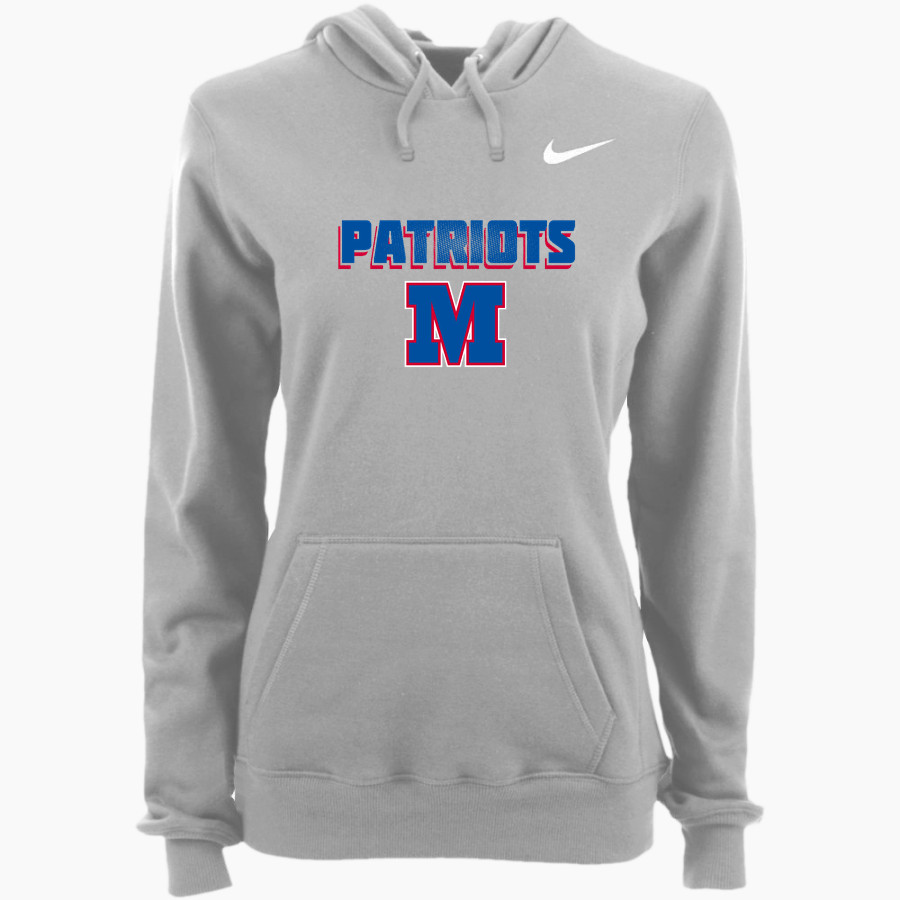 Peter Muhlenberg Patriots <span class="pdp-name-mascot">Peter Muhlenberg Middle School Patriots</span> Nike Women's Club Pullover Fleece Hoodie