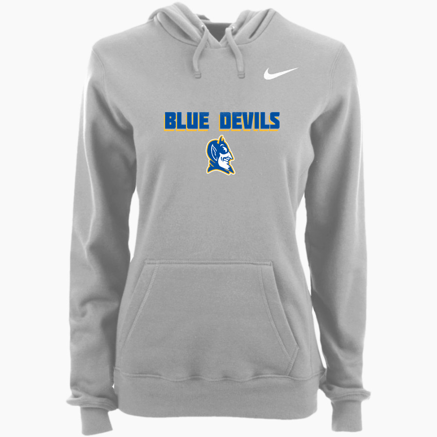 BOONEVILLE HIGH SCHOOL BLUE DEVILS Nike Women's Club Pullover Fleece Hoodie