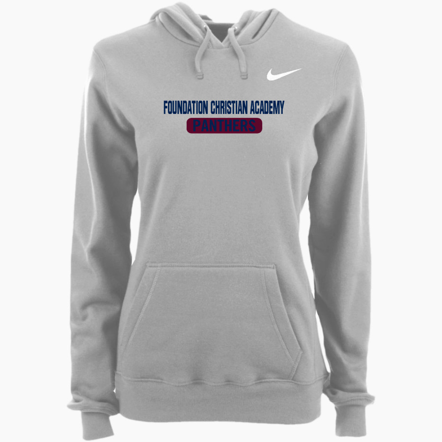 Foundation Christian Academy Panthers <span class="pdp-name-mascot">Foundation Christian Academy Panthers</span> Nike Women's Club Pullover Fleece Hoodie