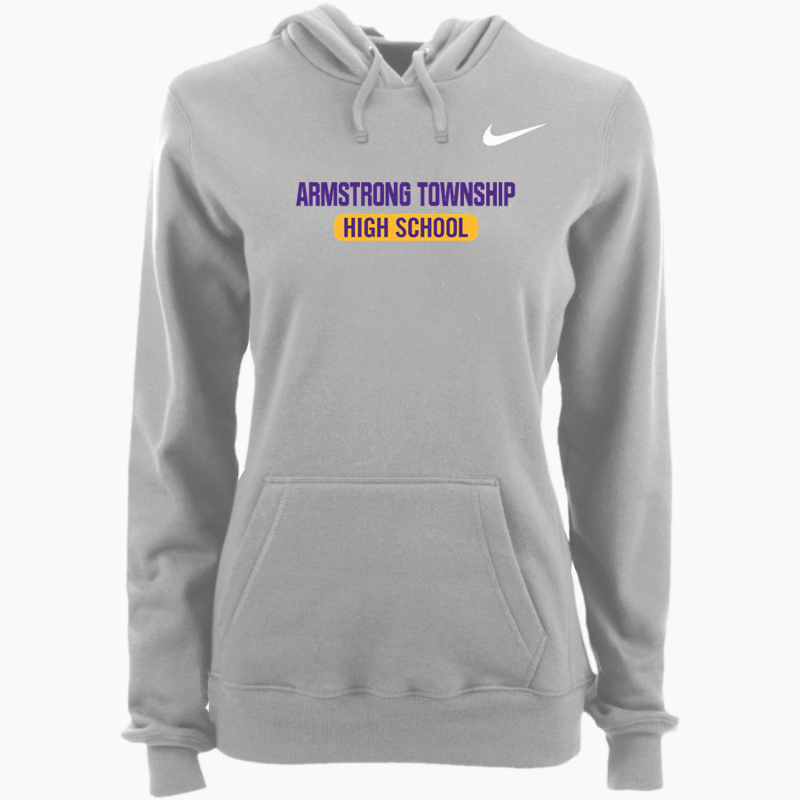 ARMSTRONG TOWNSHIP HIGH SCHOOL TROJANS Nike Women's Club Pullover Fleece Hoodie
