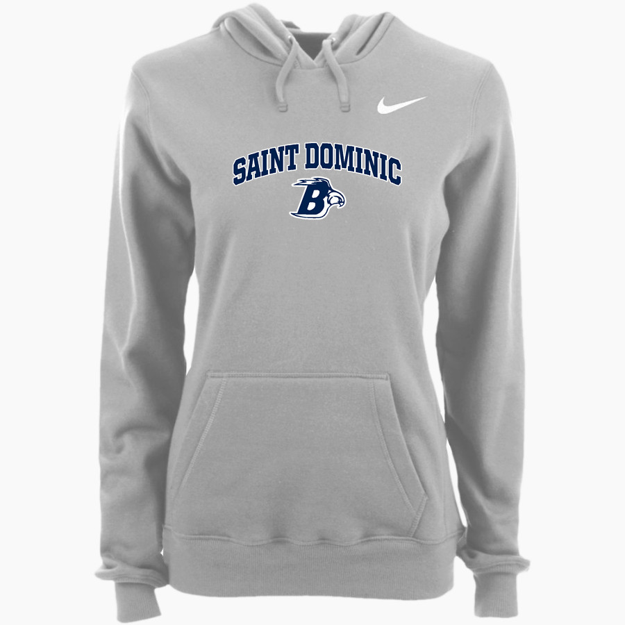 SAINT DOMINIC HIGH SCHOOL BAYHAWKS <span class="pdp-name-mascot">SAINT DOMINIC BAYHAWKS</span> Nike Women's Club Pullover Fleece Hoodie
