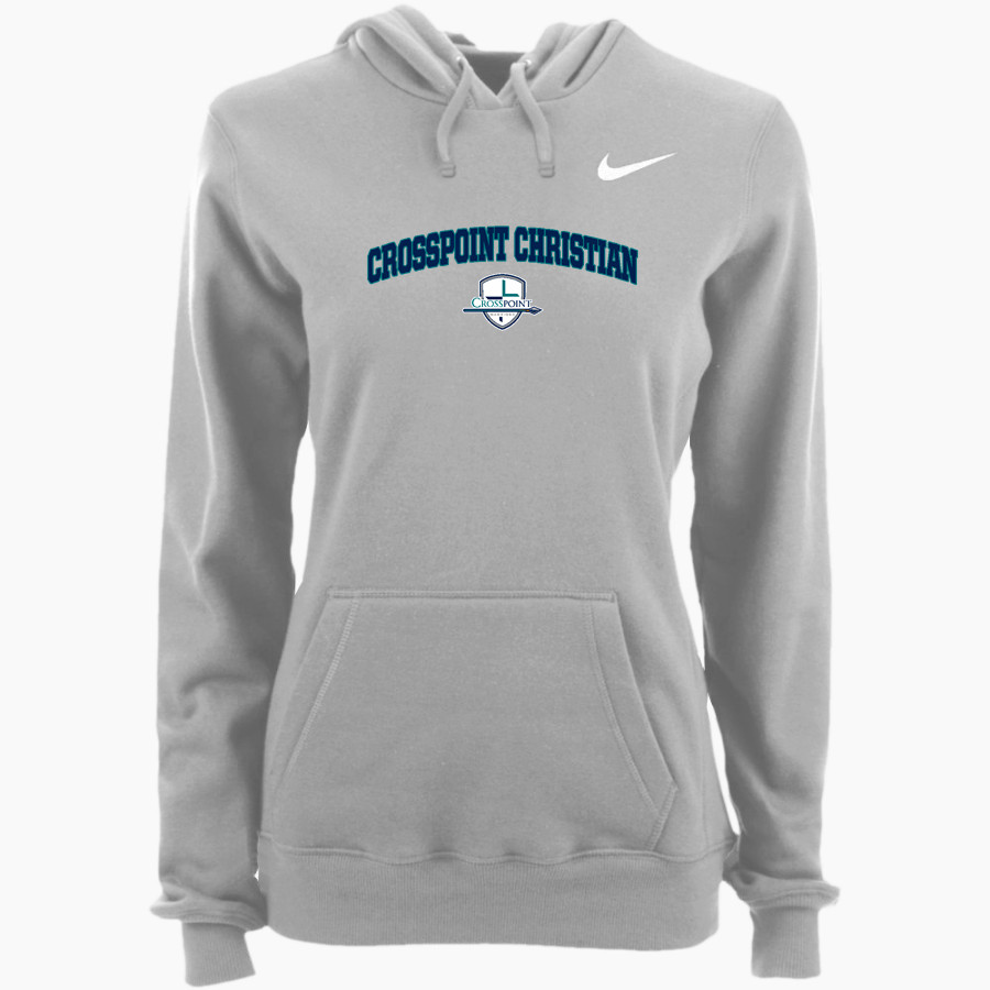 Crosspoint Christian Warriors Nike Women's Club Pullover Fleece Hoodie
