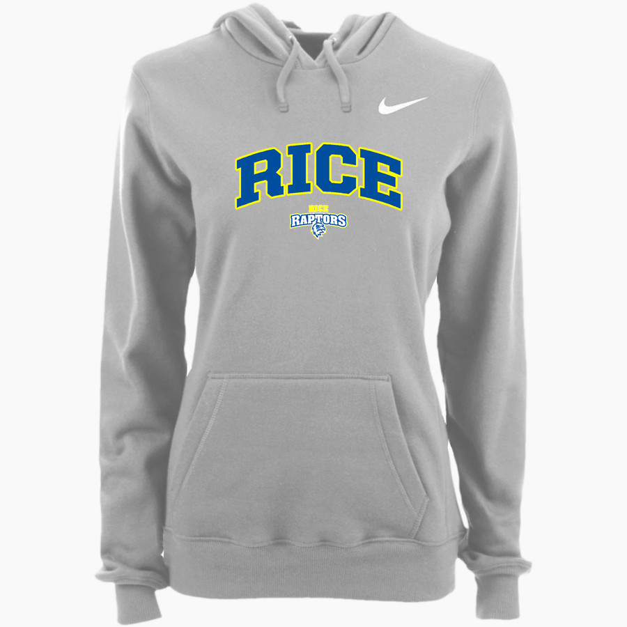 Rice Raptors <span class="pdp-name-mascot">Rice Elementary School Raptors</span> Nike Women's Club Pullover Fleece Hoodie