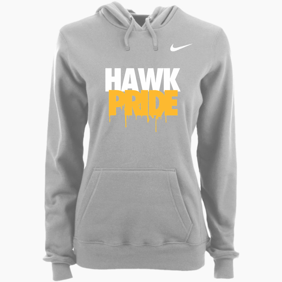 Kelly Hawks <span class="pdp-name-mascot">Kelly Hawks</span> Nike Women's Club Pullover Fleece Hoodie