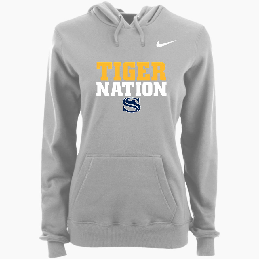 Sullivan Tigers <span class="pdp-name-mascot">Sullivan Tigers</span> Nike Women's Club Pullover Fleece Hoodie
